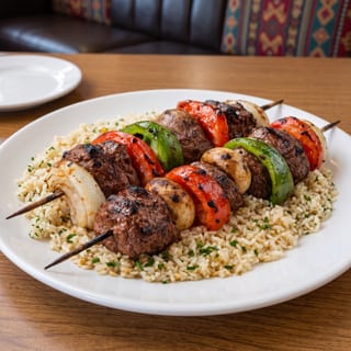 Beef Kabob Dinner