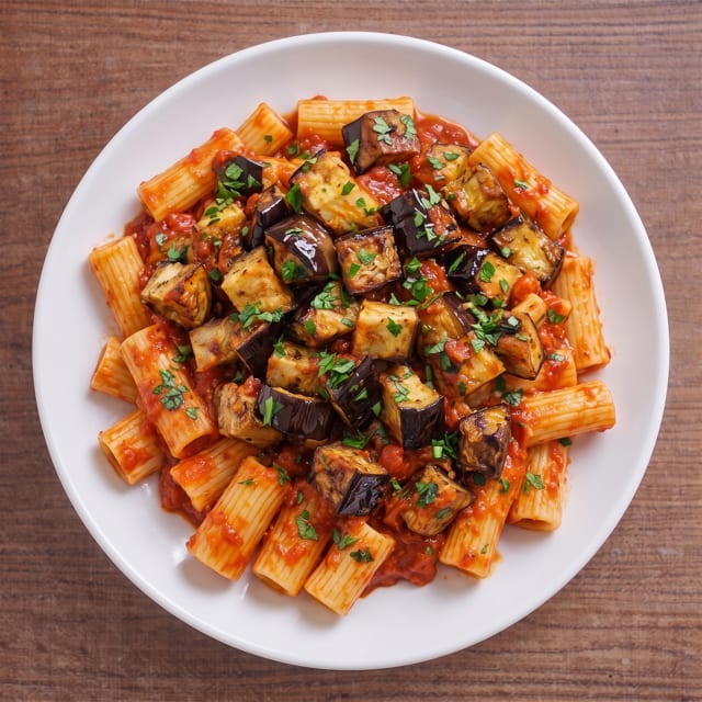 Pasta with Eggplant.