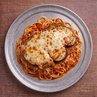 Pasta with Real Veal Cutlet & Eggplant