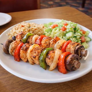 Chicken Kabob Dinner