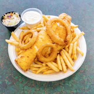 Fried Fish & Chips Dinner