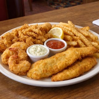Fried Fisherman's Platter Dinner