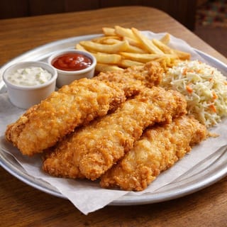 Fried Haddock Dinner