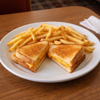 Kid's Grilled Cheese with Fries