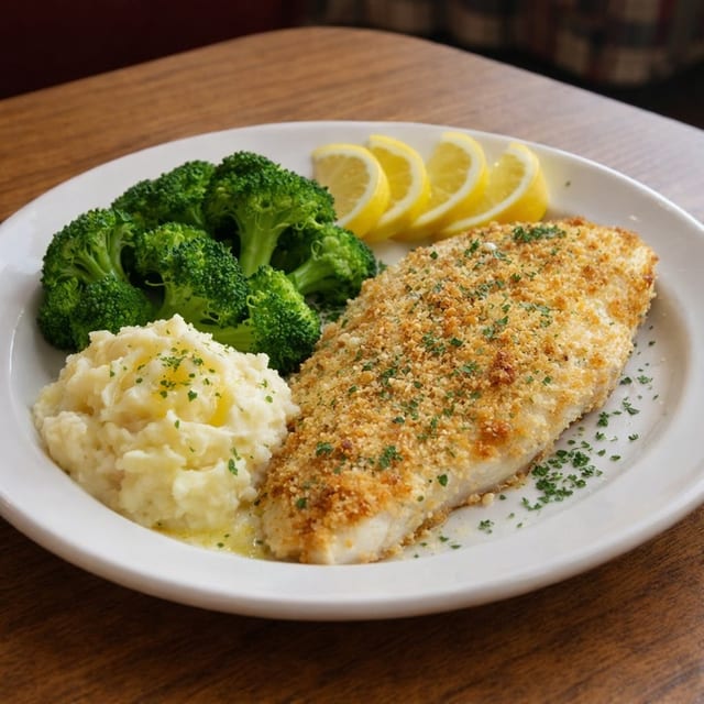 Baked Haddock Dinner.
