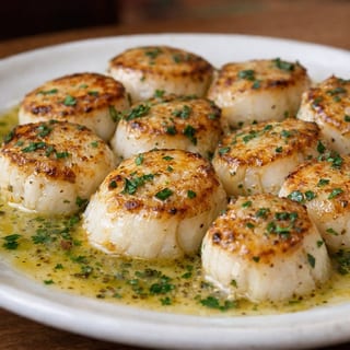 Broiled Scallops Dinner