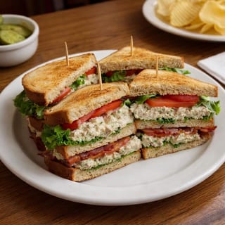 Chicken Salad Club Sandwich