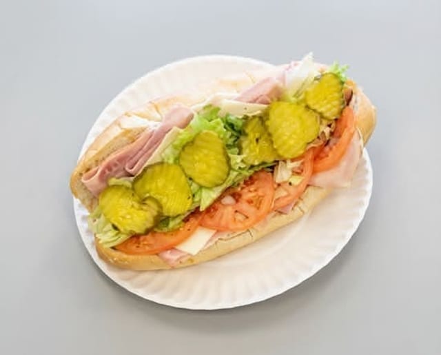 Ham & Cheese Club Sandwich.